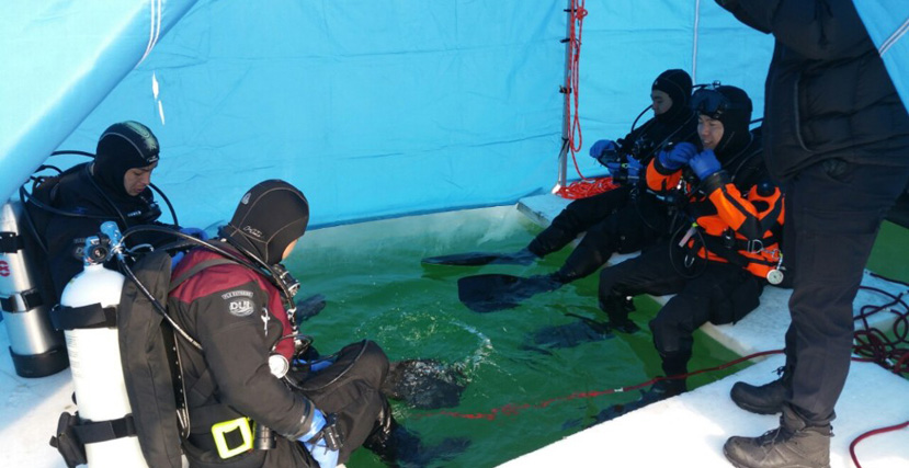 특수환경(얼음 밑) 수난구조 전문훈련과정7