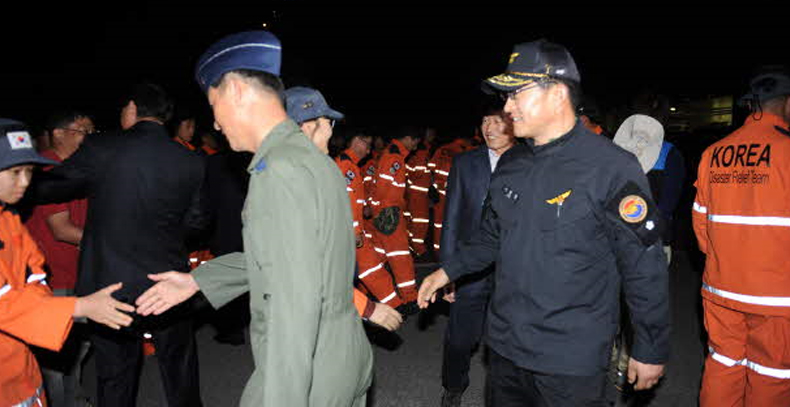 2013 ARF DiREx 훈련종료 후 성남공항 귀국환영식 관련사진