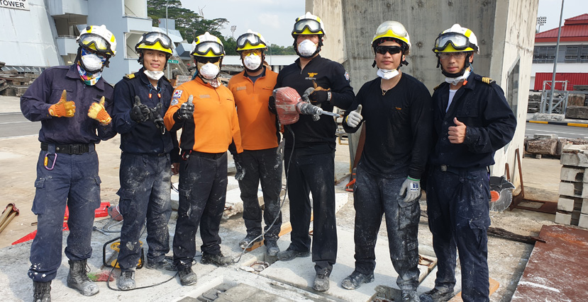 국제 도시탐색구조(USAR) 훈련2